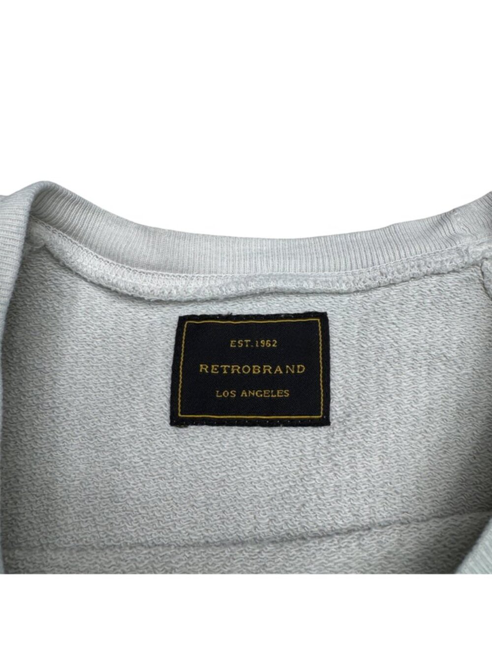 RetroBrand Olympia Beer Distressed Pullover Sweatshirt Made In USA, Size S - Picture 6 of 8